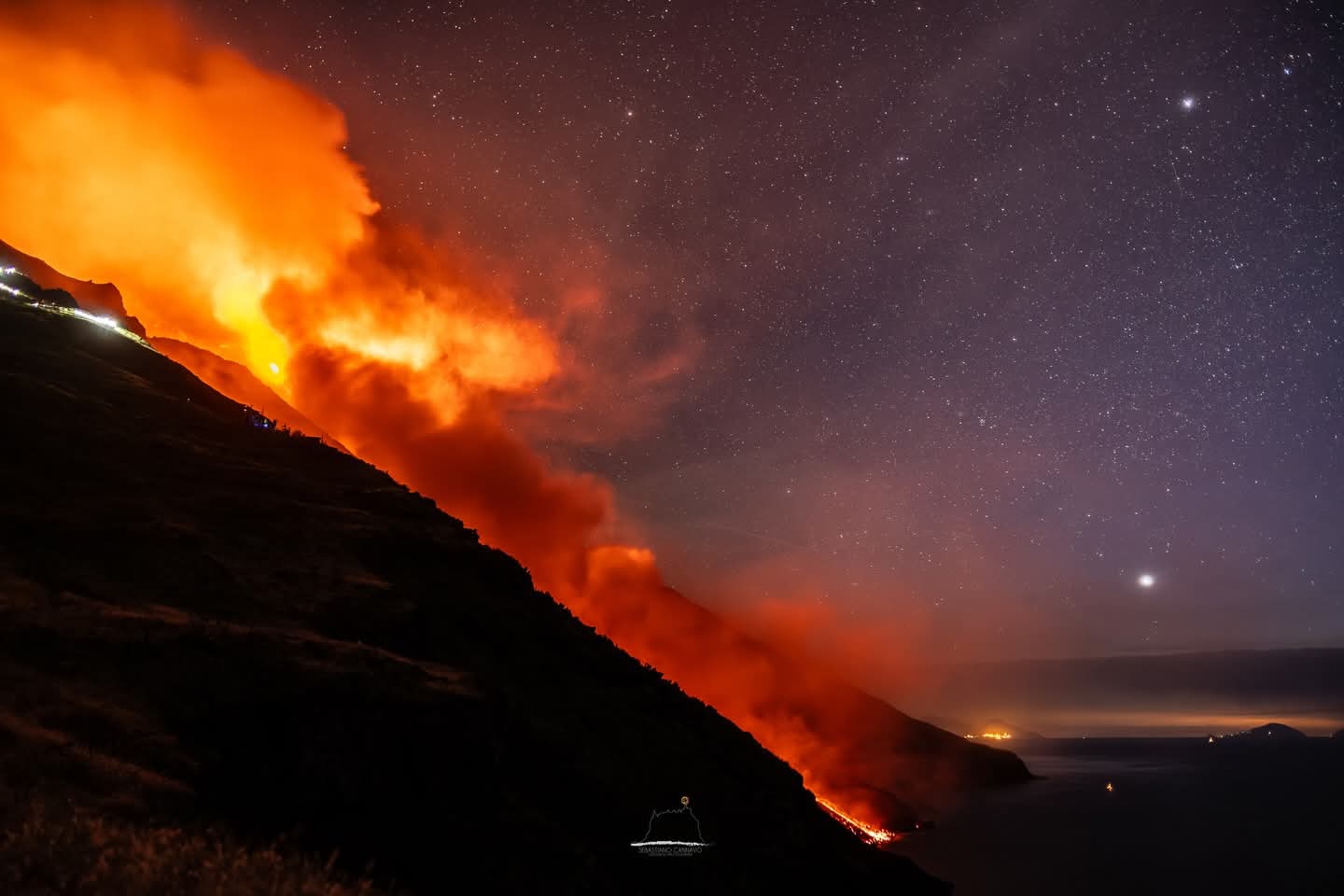 Stromboli, spettacolo della natura per Isabella Rossellini